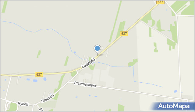 Dobre powiat miński, Laszczki Konstantego, mapa Dobre powiat miński