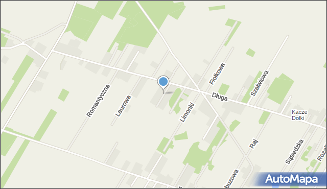 Dosin, Lazurowa, mapa Dosin