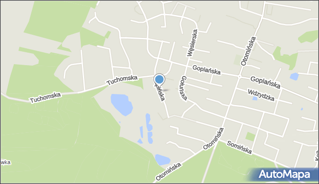 Gdańsk, Łapińska, mapa Gdańska