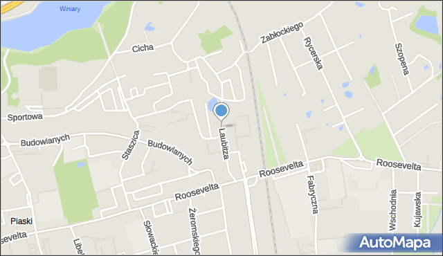 Gniezno, Laubitza Antoniego, bp., mapa Gniezna