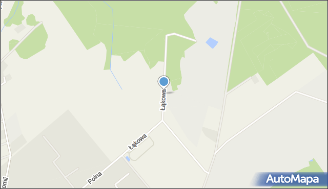 Kębłowo Nowowiejskie, Łąkowa, mapa Kębłowo Nowowiejskie
