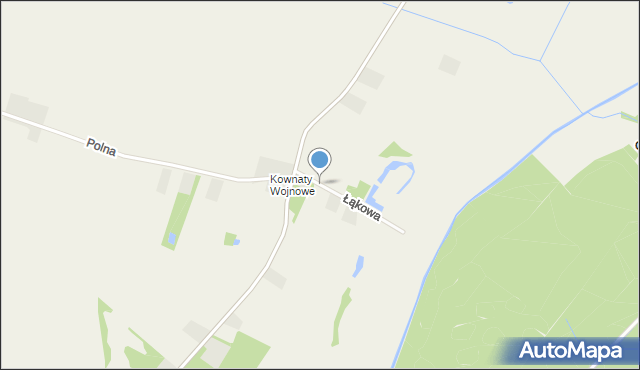 Kownaty Żędowe, Łąkowa, mapa Kownaty Żędowe