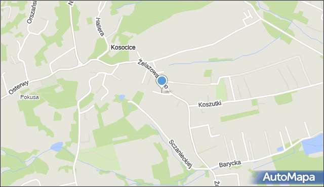 Kraków, Lande Jerzego, mapa Krakowa