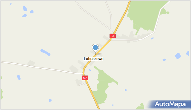 Labuszewo, Labuszewo, mapa Labuszewo