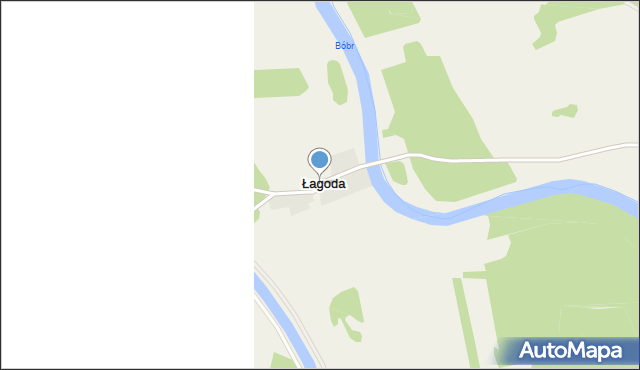 Łagoda, Łagoda, mapa Łagoda