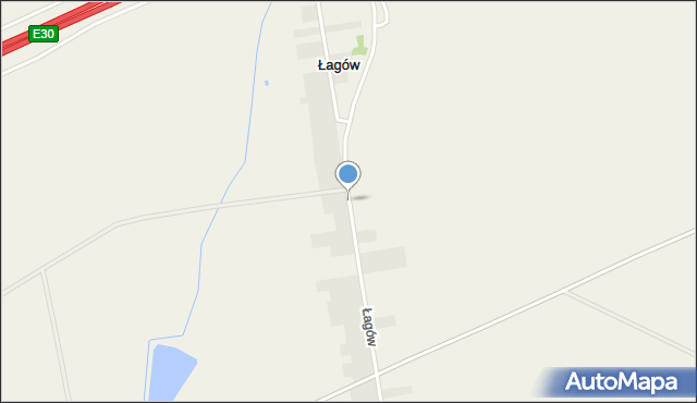 Łagów gmina Łyszkowice, Łagów, mapa Łagów gmina Łyszkowice