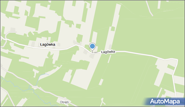 Łagówka, Łagówka, mapa Łagówka