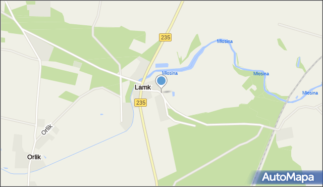 Lamk, Lamk, mapa Lamk