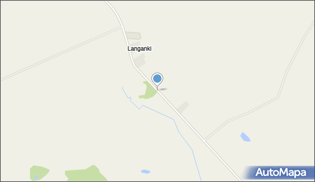 Langanki gmina Sępopol, Langanki, mapa Langanki gmina Sępopol