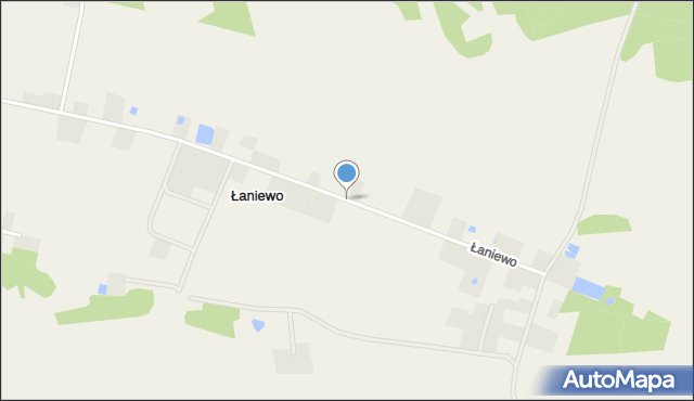 Łaniewo gmina Goleniów, Łaniewo, mapa Łaniewo gmina Goleniów