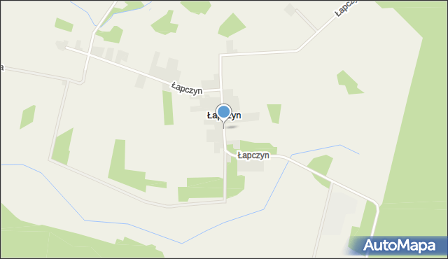 Łapczyn, Łapczyn, mapa Łapczyn