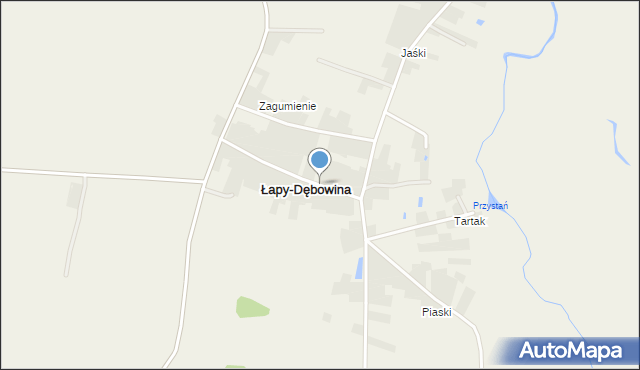 Łapy-Dębowina, Łapy-Dębowina, mapa Łapy-Dębowina