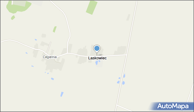 Laskowiec gmina Trzcianne, Laskowiec, mapa Laskowiec gmina Trzcianne