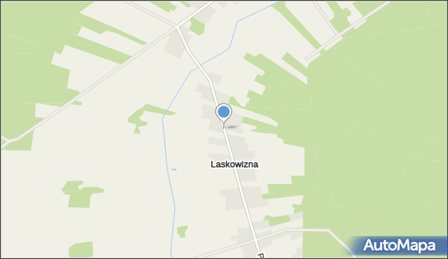 Laskowizna gmina Brok, Laskowizna, mapa Laskowizna gmina Brok