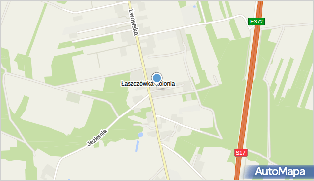Łaszczówka-Kolonia, Łaszczówka-Kolonia, mapa Łaszczówka-Kolonia