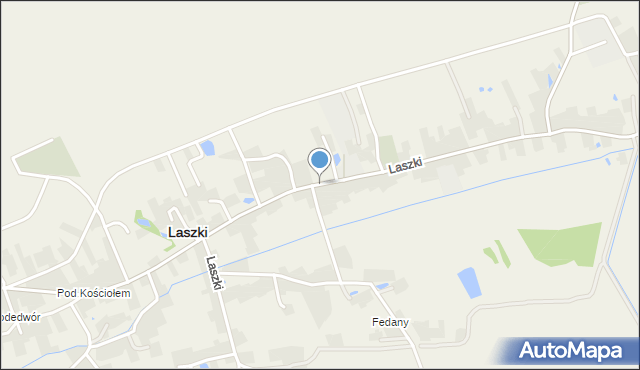 Laszki powiat jarosławski, Laszki, mapa Laszki powiat jarosławski
