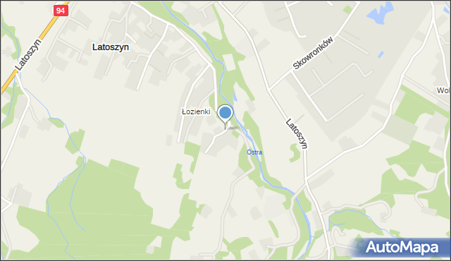 Latoszyn, Latoszyn, mapa Latoszyn