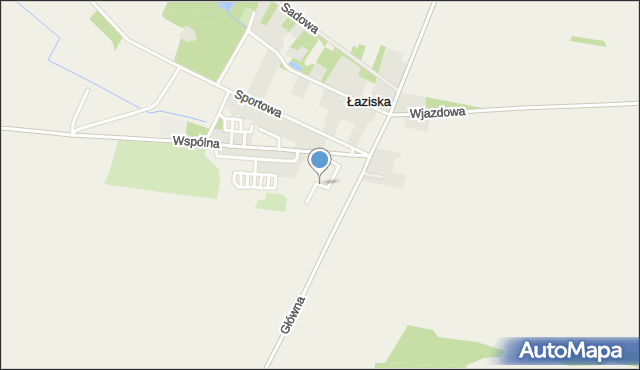 Łaziska gmina Orońsko, Łaziska, mapa Łaziska gmina Orońsko