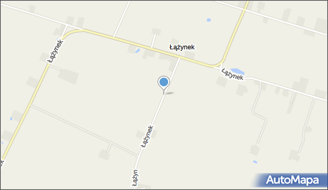 Łążynek, Łążynek, mapa Łążynek