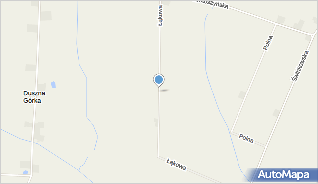 Orpiszew, Łąkowa, mapa Orpiszew