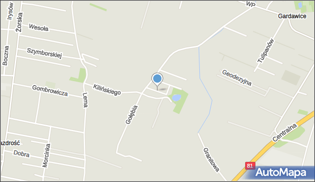 Orzesze powiat mikołowski, Laurowa, mapa Orzesze powiat mikołowski