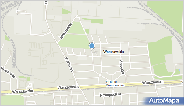 Poznań, Łabiszyńska, mapa Poznania