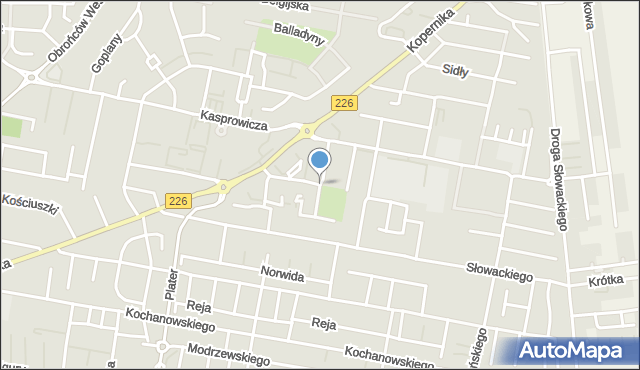 Pruszcz Gdański, Lawendowa, mapa Pruszcz Gdański