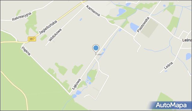 Radków powiat kłodzki, Łąkowa, mapa Radków powiat kłodzki