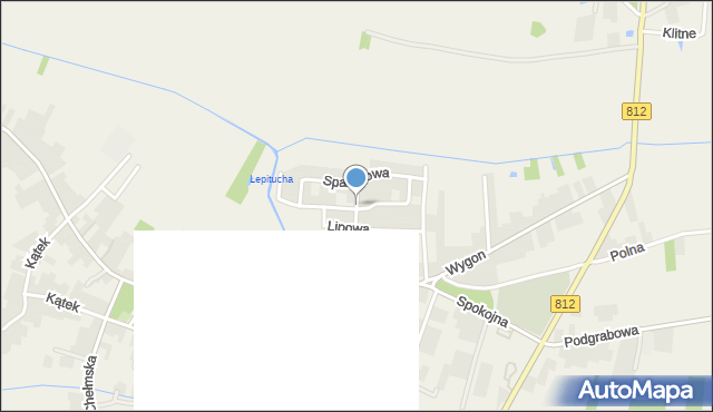 Sawin, Łączna, mapa Sawin