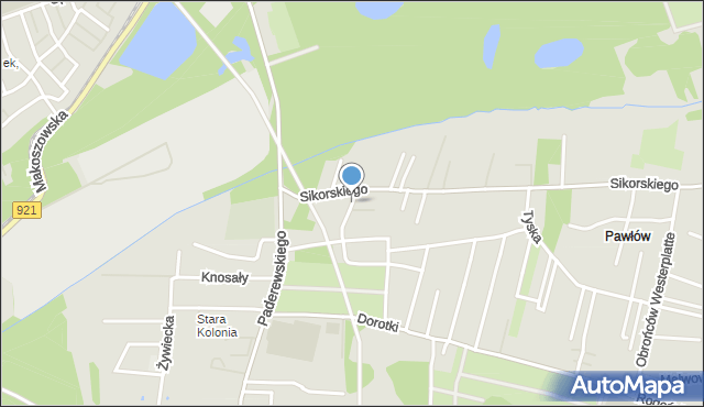 Zabrze, Łaskiego Jana, mapa Zabrza