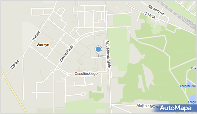 Brzeg Dolny, Leśmiana Bolesława, mapa Brzeg Dolny