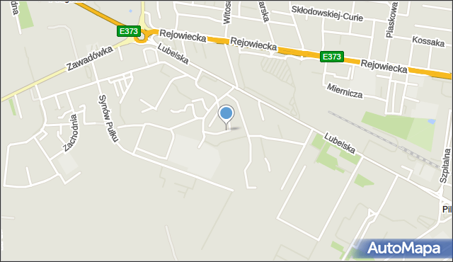 Chełm, Legionów Polskich, mapa Chełma