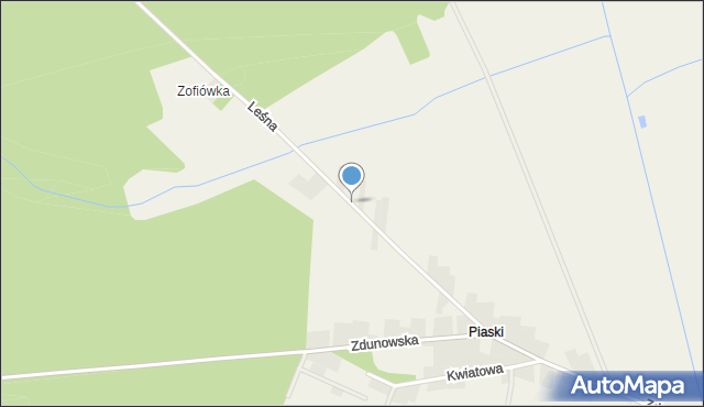 Chwaliszew, Leśna, mapa Chwaliszew