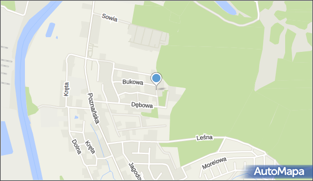Czapury, Leszczynowa, mapa Czapury