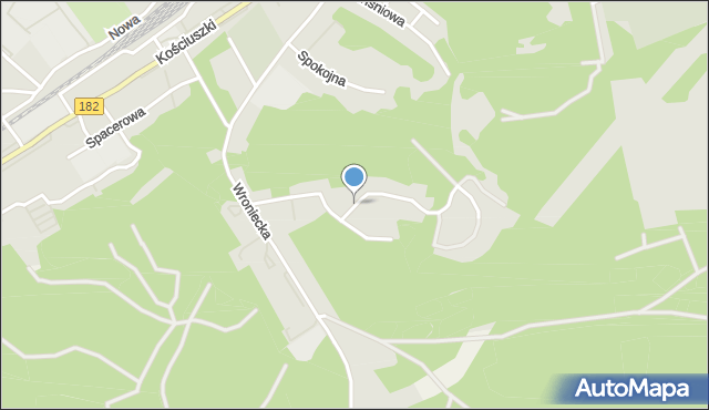 Czarnków, Leśna, mapa Czarnków