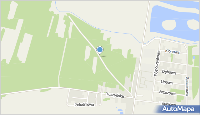 Czarnocin powiat piotrkowski, Leśna, mapa Czarnocin powiat piotrkowski