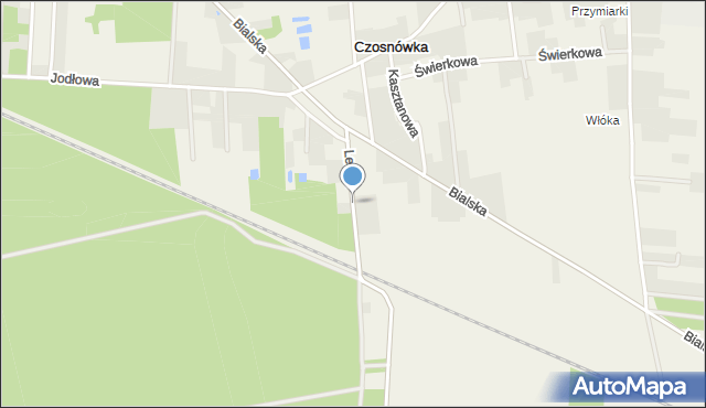 Czosnówka, Leśna, mapa Czosnówka