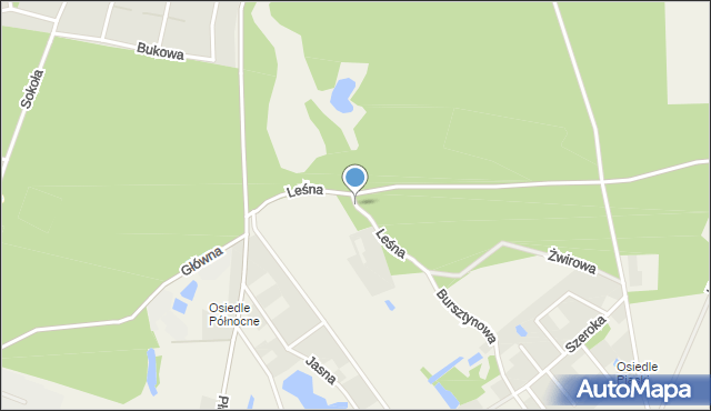 Dąbrówka gmina Starogard Gdański, Leśna, mapa Dąbrówka gmina Starogard Gdański