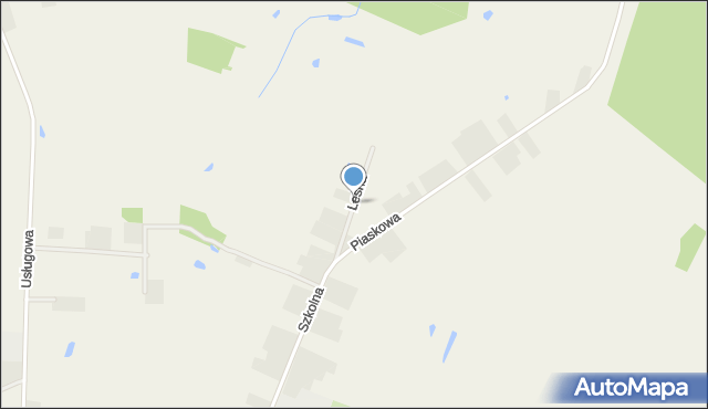 Dołhobyczów, Leśna, mapa Dołhobyczów