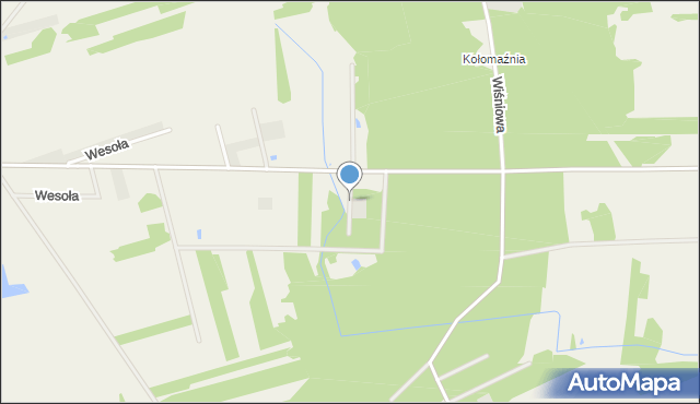 Grzebowilk gmina Siennica, Leśna, mapa Grzebowilk gmina Siennica