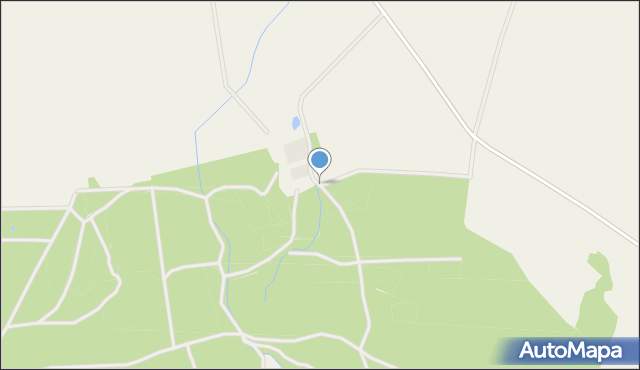 Janinów gmina Kaczory, Leśnictwo Rzęskowo, mapa Janinów gmina Kaczory