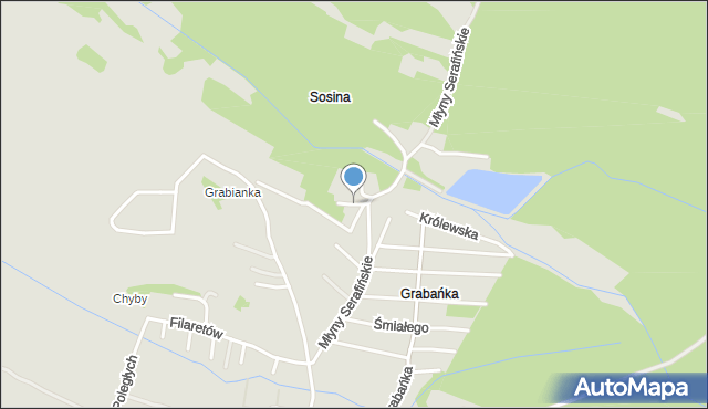 Jaworzno, Lelewela Joachima, mapa Jaworzno
