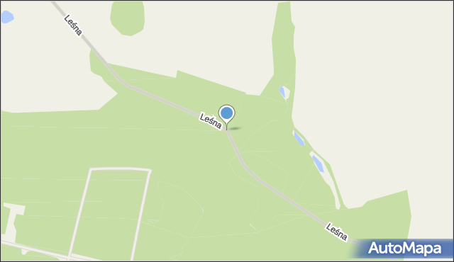 Jezierzyce gmina Redzikowo, Leśna, mapa Jezierzyce gmina Redzikowo