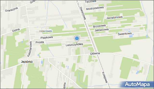 Jeziórko gmina Prażmów, Leszczynowa, mapa Jeziórko gmina Prażmów