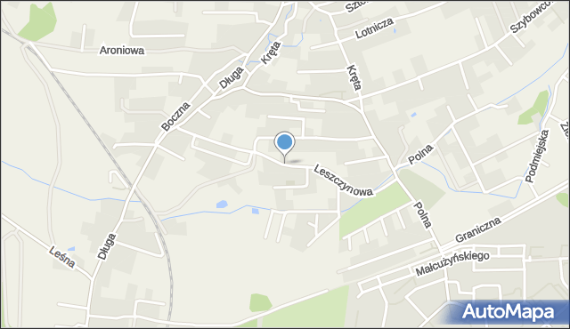 Jeżów Sudecki, Leszczynowa, mapa Jeżów Sudecki