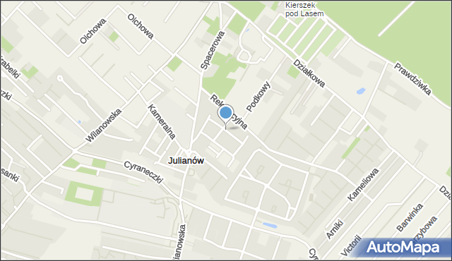 Józefosław, Letniskowa, mapa Józefosław