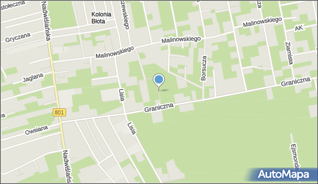 Józefów powiat otwocki, Leśny Zakątek, mapa Józefów powiat otwocki