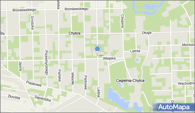 Konstancin-Jeziorna, Leśna, mapa Konstancin-Jeziorna