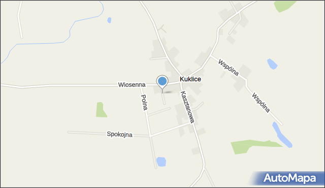 Kuklice, Letnia, mapa Kuklice