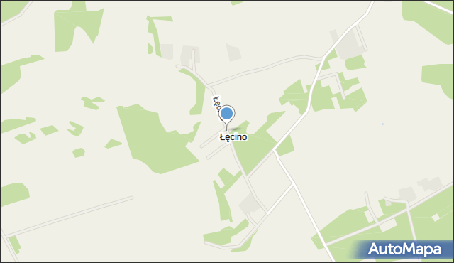 Łęcino, Łęcino, mapa Łęcino